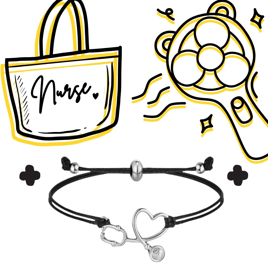 FREE Rechargeable Fan & Nurse Tote & Bracelet